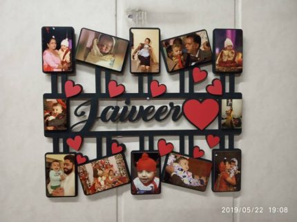 Wooden Frame Heartwarming Photo Momento