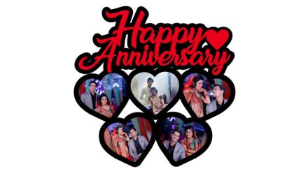 Wooden Frame Heart Anniversary