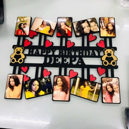 Wooden Frame Birthday Photo Momento
