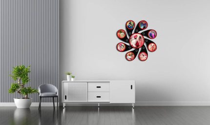 Flower Shape Circle Frame