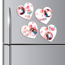Fridge Magnets Heart shaped Treasured pair