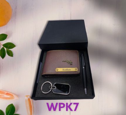 Wallet Pen And Metal Keychain Combo
