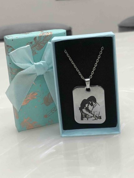 Square Metal Pendant