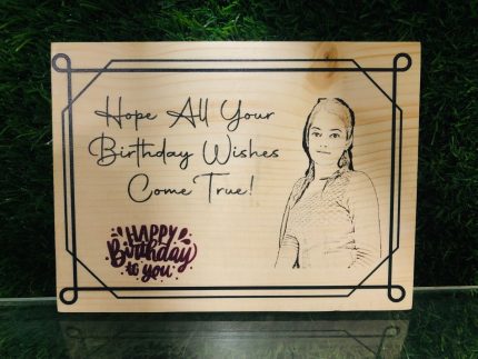 Natural Wood Birthday Frames