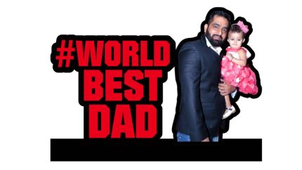 Table Dearest Father Cutout