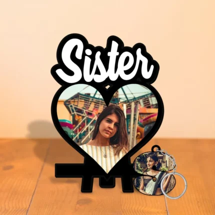 Customised table top for sister - rakhi gift - 5X7 inches